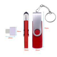 Obrotowy inteligentny otg dysk flash usb 2.0 64G 32G 16G 8G 4G pen drive napędów Pendrive Pendrive android usb otg klucz Logo 6